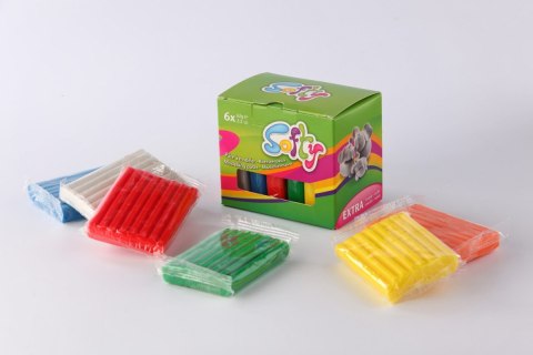 Zestaw mas Softy 6x62 g kol. Podstawowe