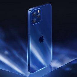 NBS ultra cienkie przezroczyste etui z metaliczną ramką do iPhone 12 Pro Max zielony