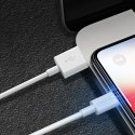 Przewód kabel do iPhone USB - Lightning 3A 1m biały