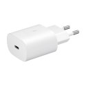 2w1 Ładowarka sieciowa 25W + kabel przewód USB-C 1m biały