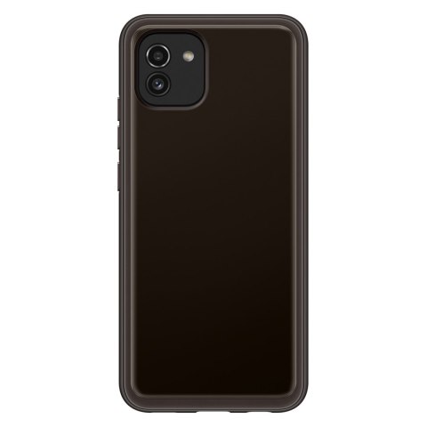 Etui osłona do Galaxy A03 Soft Clear Cover czarny