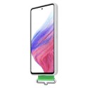 Etui pokrowiec z paskiem do Galaxy A53 5G Strap Silicone Cover biały