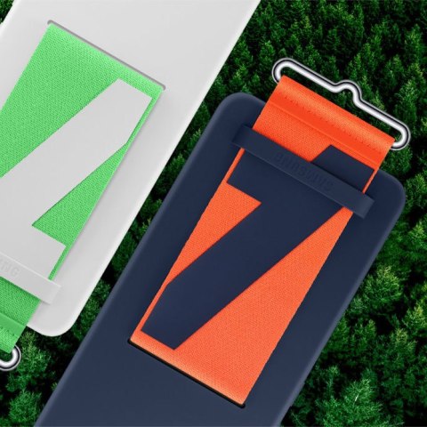 Etui pokrowiec z paskiem do Galaxy A53 5G Strap Silicone Cover granatowy