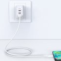 Kabel przewód USB - USB-C 3A 1.2m biały