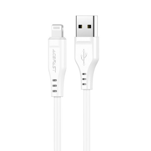 Kabel przewód do iPhone MFI USB - Lightning 2.4A 1.2m biały