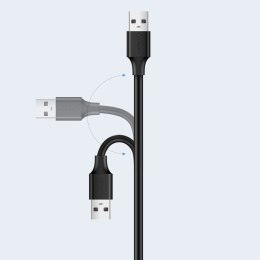 Przedłużacz adapter do kabla przewodu USB 2.0 50cm czarny