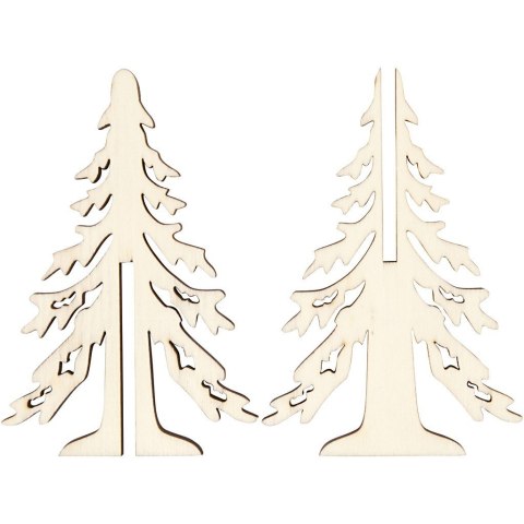 Choinka Naturalna ze sklejki H: 12,5 cm