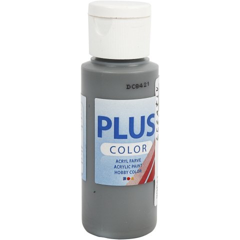 Farba PLUS Color 60 ml Ciemno Szara