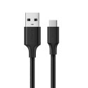 Kabel USB do USB-C 3.0 UGREEN US184 1m (czarny)