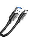 Kabel USB do USB-C 3.0 UGREEN US184 1m (czarny)