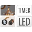 GWIAZDA DEKORACYJNA SZKLANA 15 LED TIMER JUTA