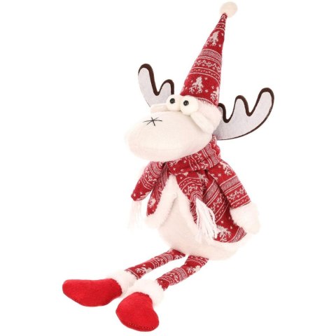 RENIFER ŚWIĄTECZNY DEKORACYJNY 55CM