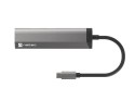 NATEC Stacja dokująca Multi Port Fowler Slim USB-C PD, 2x USB 3.0, HDMI 4K NMP-1984 (Grafitowy /USB-C )