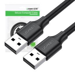 Kabel USB do USB 2.0 UGREEN US102, 0.5m (czarny)