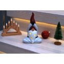 FIGURKA ŚWIĄTECZNA MIKOŁAJ SKRZAT LED 20CM