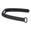 Silikonowy pasek opaska do Xiaomi Mi Band 5/ Xiaomi Mi Band 6 - czarny