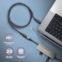 BUCM32-CF10AB Kabel przedłużacz Gen2 USB-C - USB-C, 1m, 5A, 20Gbps, PD 240W, oplot