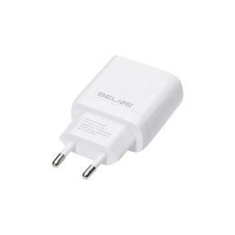 Ładowarka sieciowa 30W GaN USB-C + kabel lightning, biała