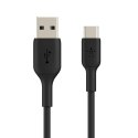 Kabel BoostCharge USB-A/USB-C 2m czarny