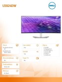 Monitor zakrzywiony 38 cali U3824DW 21:9/3840x1600/3Y PPG