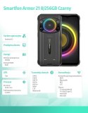 Smartfon Armor 21 6.58" 8/256GB IP68/IP69K 9600 mAh DualSIM głośnik RGB czarny