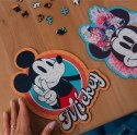 Puzzle 160 elementów Puzzle drewniane konturowe Stylowa Minnie Mouse