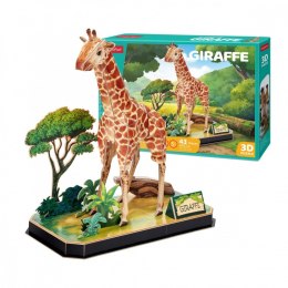 Puzzle 3D Zwierzęta - Żyrafa