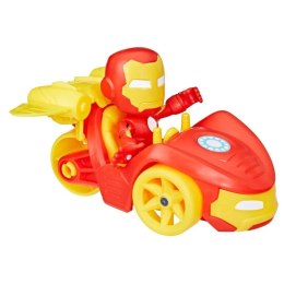 Figurka z pojazdem Marvel Spidey i super-kumple, Iron Racer