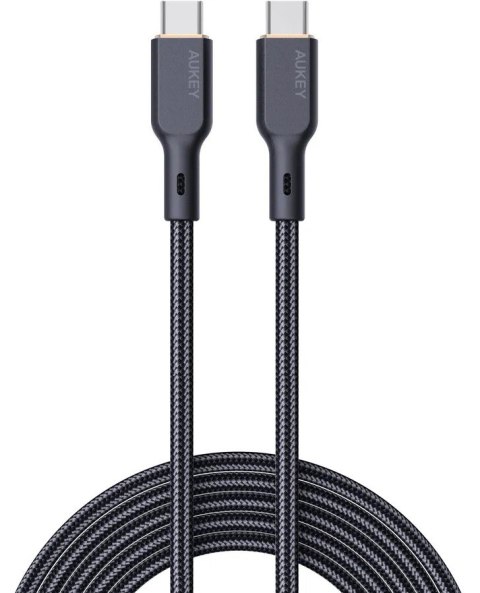 CB-KCC102 kabel USB-C - USB-C 1.8m 100W PD 5A 20V kevlar + nylonowy oplot