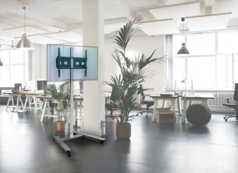 TR5E Wózek do ekranu 42-65 cali VESA 100×100 - 600×400 50 kg 393-1685 mm