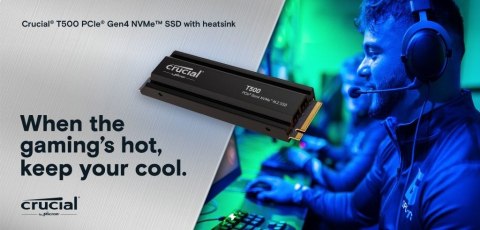 Dysk SSD T500 2TB M.2 NVMe 2280 PCIe40 7400/7000 Radiator