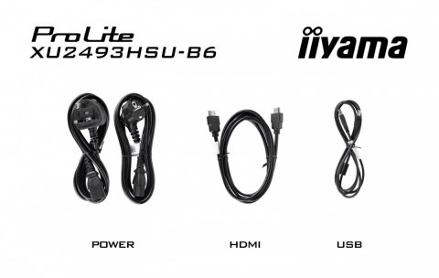 Monitor 23.8 cala ProLite XU2493HSU-B6 IPS.HDMI.DP.2x2W.USBx2.FHD.SLIM.100Hz