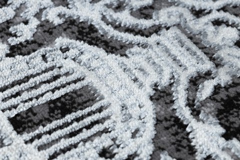 Dywan WELLI ORNAMENT 6 kolor kremowy 140x190 Hakano - RUG/LU/WELLI/ORNAMENT6/CREAM+GREY/140x190