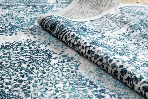 Dywan WELLI ORNAMENT 7 kolor kremowy 200x290 Hakano - RUG/LU/WELLI/ORNAMENT7/CREAM+GREY/200x290