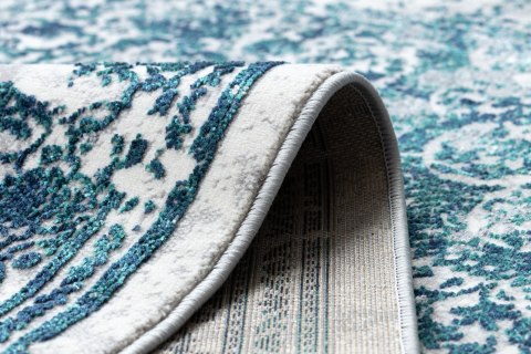 Dywan WELLI ORNAMENT 7 kolor kremowy 240x340 Hakano - RUG/LU/WELLI/ORNAMENT7/CREAM+GREY/240x340