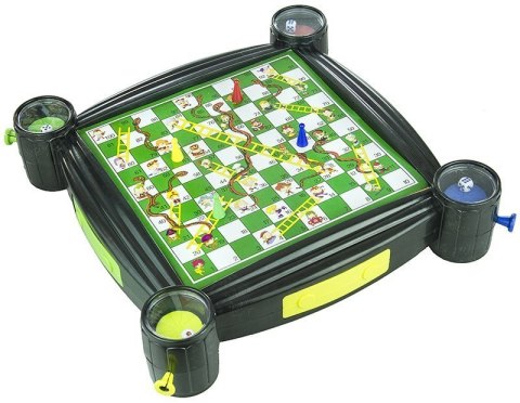 Zestaw Gier Planszowych 7w1 Warcaby Chińczyk Węże i Drabiny Tryktrak Ludo