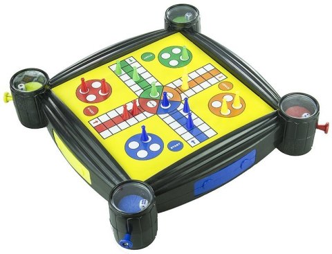 Zestaw Gier Planszowych 7w1 Warcaby Chińczyk Węże i Drabiny Tryktrak Ludo
