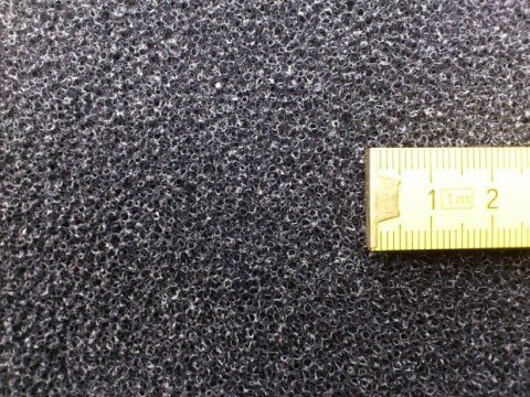 Wkład Filtracyjny Gąbka 35X30X1 30PPI Czarna