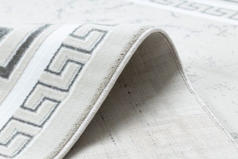 Dywan MOSSE FRAME 3 kolor kremowy 140x190 Hakano - RUG/LU/MOSSE/FRAME3/CREAM+GREY/140x190