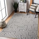 Dywan WINK MAZE kolor kremowy 200x290 Hakano - RUG/LU/WINK/MAZE/CREAM+GREY/200x290