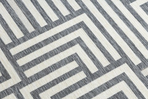 Dywan WINK MAZE kolor kremowy 200x290 Hakano - RUG/LU/WINK/MAZE/CREAM+GREY/200x290