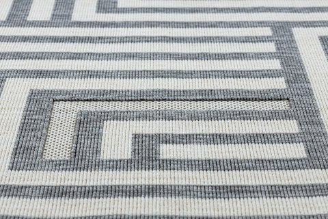 Dywan WINK MAZE kolor kremowy 200x290 Hakano - RUG/LU/WINK/MAZE/CREAM+GREY/200x290