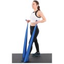 TAŚMA TRENINGOWA DO ĆWICZEŃ PILATES 2000x150x0,25MM 5-8KG ŻÓŁTA