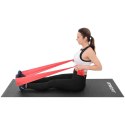 TAŚMA TRENINGOWA DO ĆWICZEŃ PILATES 2000x150x0,30MM 9-11KG CZERWONA