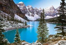Puzzle 1000 elementów Kanada, Górskie jezioro