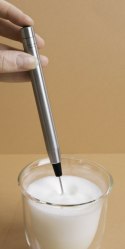 LC DRINKS Spieniacz do mleka na baterie stalowy