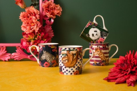 Mikasa Leniwiec Kubek Porcelanowy 280 ml