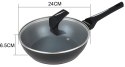 PATELNIA GŁĘBOKA Z POWŁOKĄ MARMUROWĄ NON-STICK 24CM KLAUSBERG KB-7691