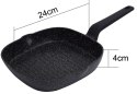 PATELNIA GRILLOWA Z POWŁOKĄ MARMUROWĄ 24CM KLAUSBERG KB-7661