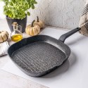 PATELNIA GRILLOWA Z POWŁOKĄ MARMUROWĄ 28CM KLAUSBERG KB-7662